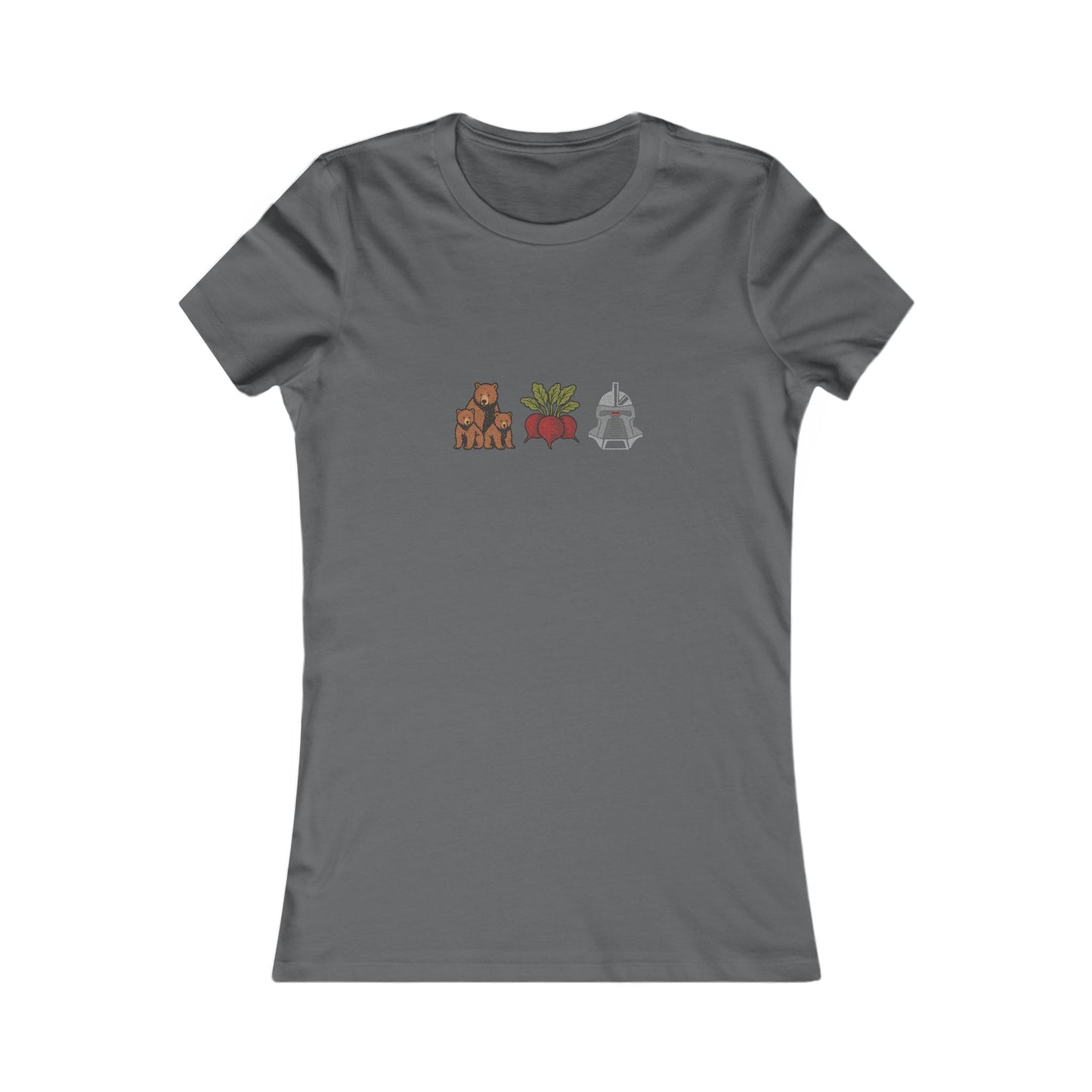 Bears, Beets, Battlestar (Icons) — Retro Women's Tee (Dark)
