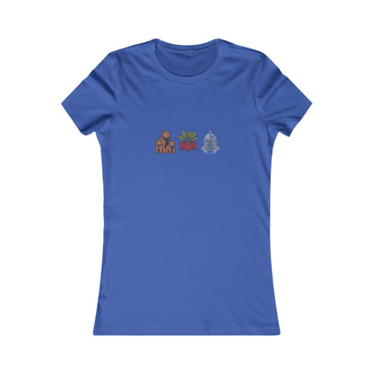 Bears, Beets, Battlestar (Icons) — Retro Women's Tee (Dark)