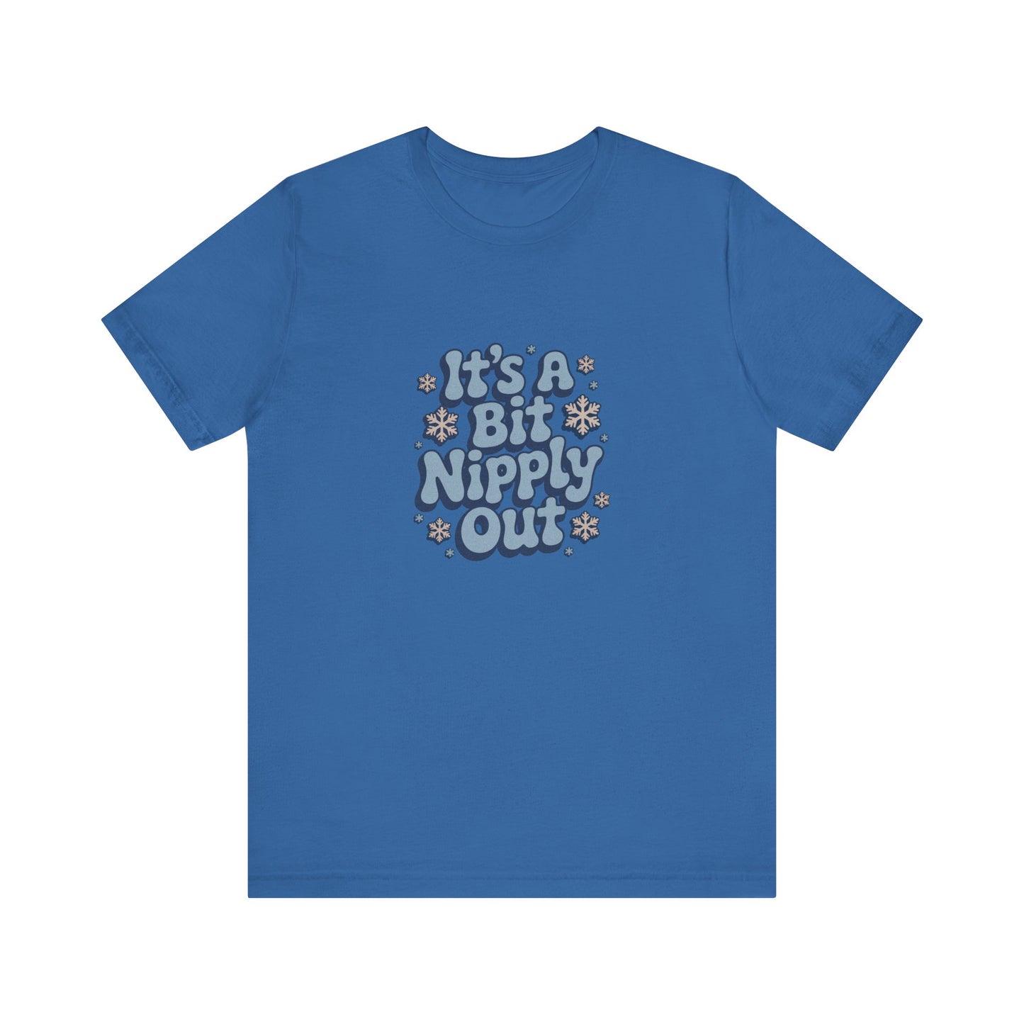 It's a Bit Nipply Out — Christmas Vacation Retro Tee (Dark)