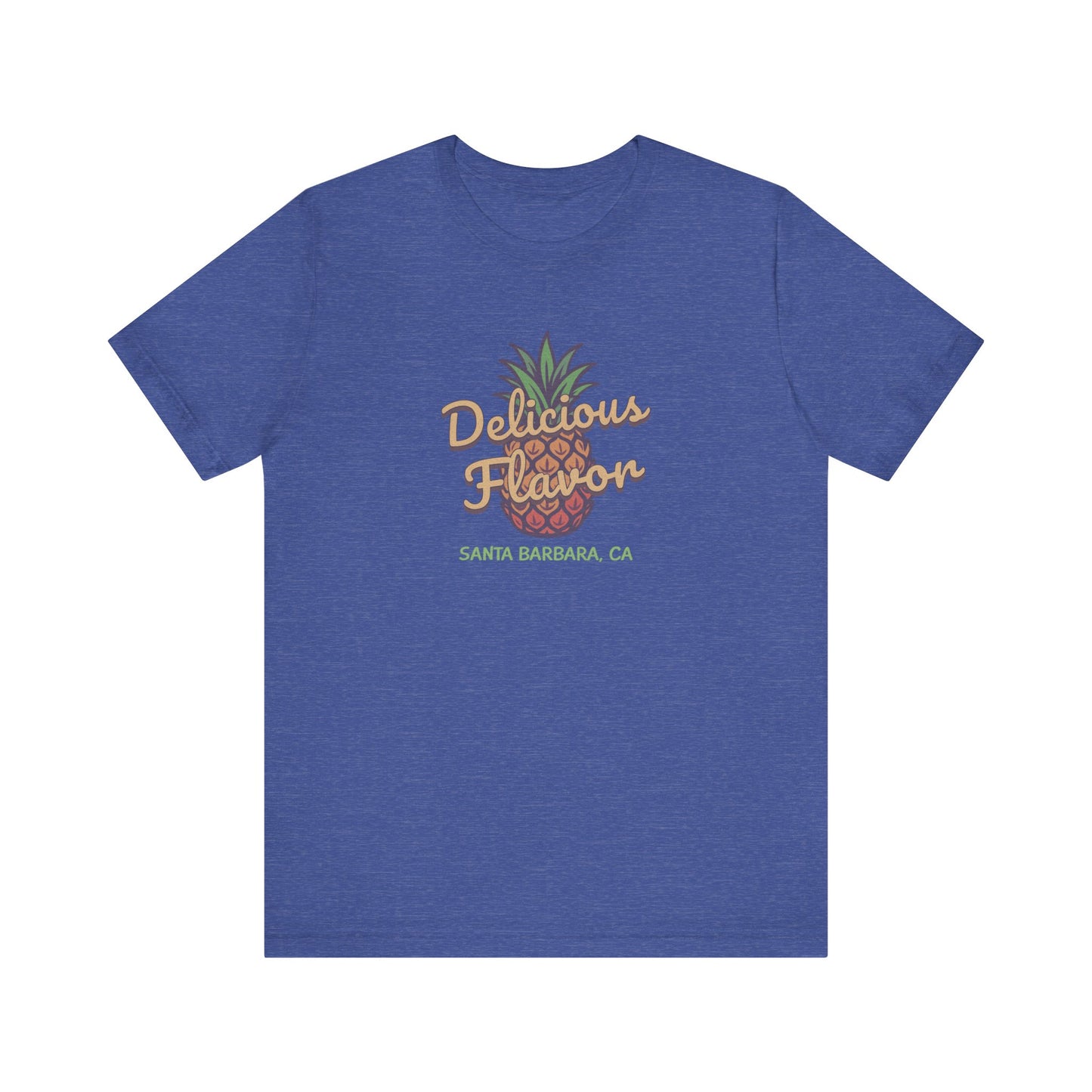 Delicious Flavor — Santa Barbara Pineapple Retro Tee (Dark)