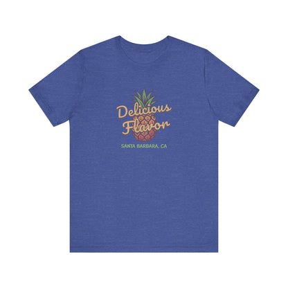 Delicious Flavor — Santa Barbara Pineapple Retro Tee (Dark)