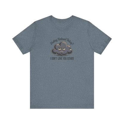 Feeling Unloved Today? I Don't Love You Either — Moody Cloud Retro Tee (Light)