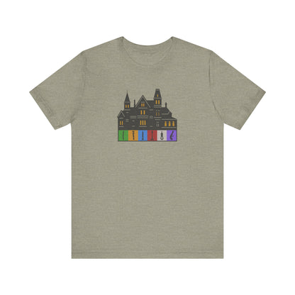 Welcome to Hill House (Off Route 41) — Clue Retro Tee (Light)