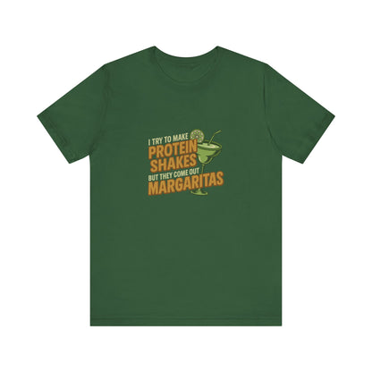 Protein Shakes (Oops, All Margaritas) — Retro Tee (Dark)