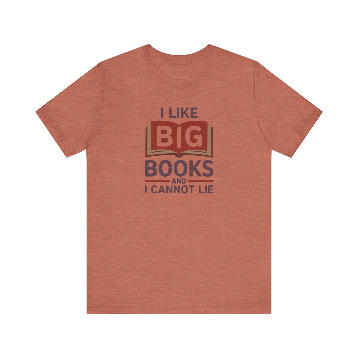 I Like Big Books and I Cannot Lie — Bibliophile Retro Tee (Light)