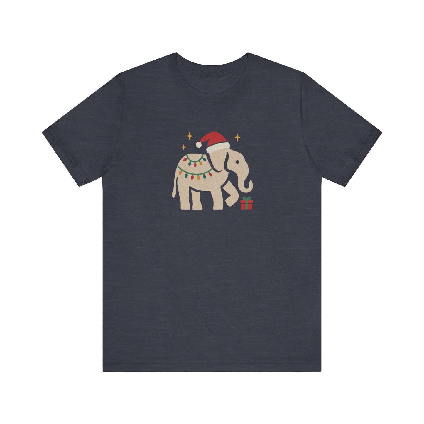 White Elephant Season — Retro Christmas Graphic Tee (Dark)
