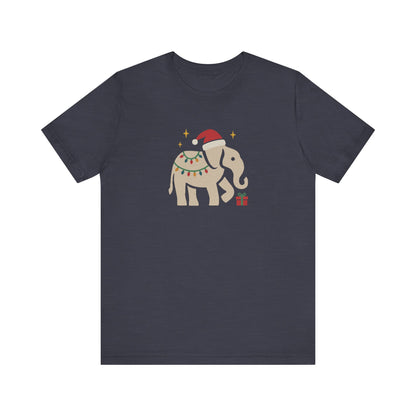 White Elephant Season — Retro Christmas Graphic Tee (Dark)
