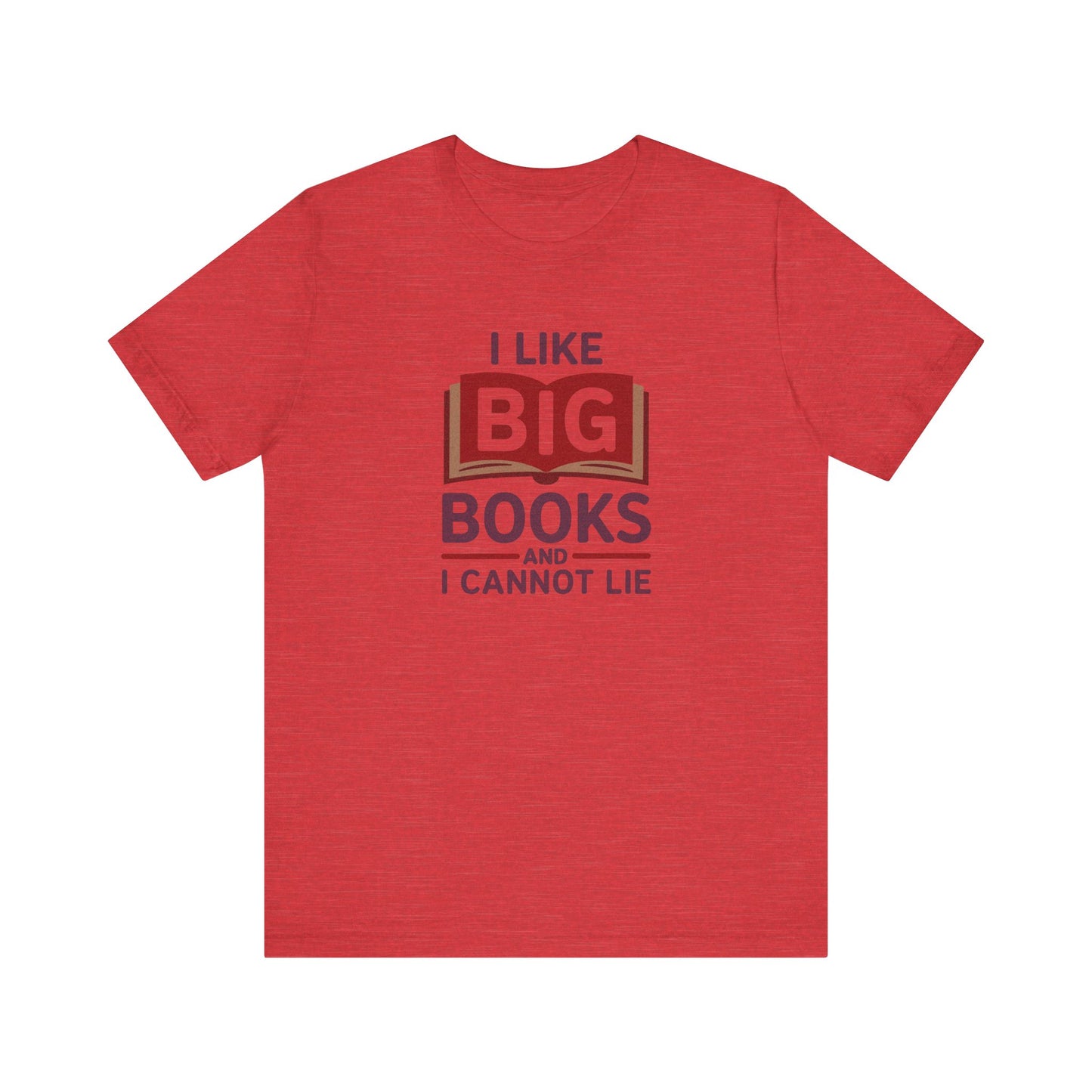 I Like Big Books and I Cannot Lie — Bibliophile Retro Tee (Light)