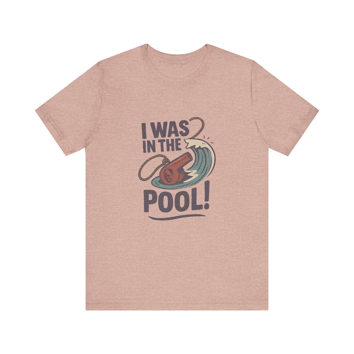 I Was in the Pool! — George Costanza Shrinkage Retro Tee (Light)