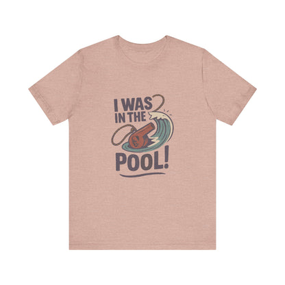 I Was in the Pool! — George Costanza Shrinkage Retro Tee (Light)