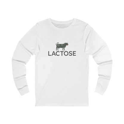 Life is a Beautiful… Typo – LACTOSE Logo Parody Retro Long Sleeve (Light)