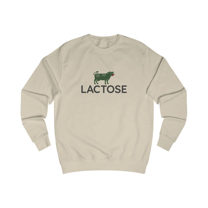 Life is a Beautiful… Typo – LACTOSE Logo Parody Retro Sweatshirt (Light)