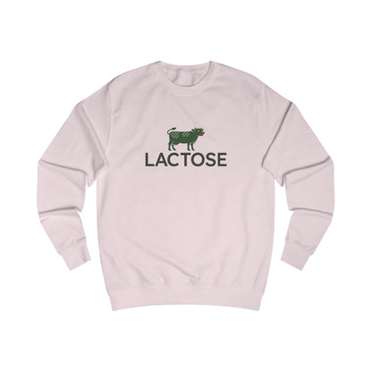 Life is a Beautiful… Typo – LACTOSE Logo Parody Retro Sweatshirt (Light)