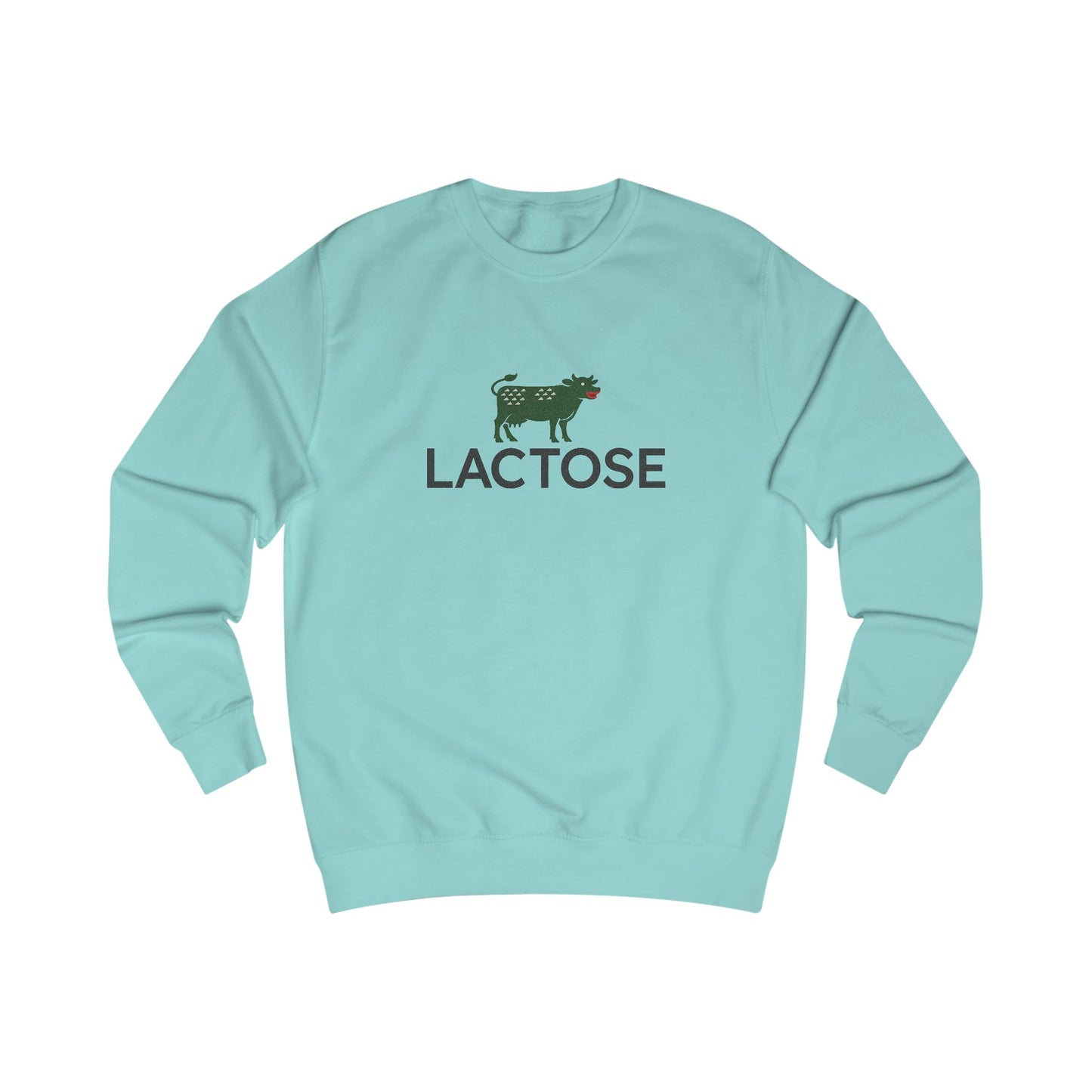 Life is a Beautiful… Typo – LACTOSE Logo Parody Retro Sweatshirt (Light)