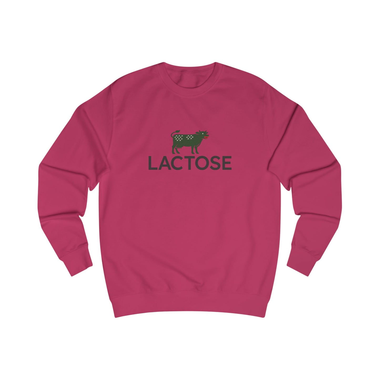 Life is a Beautiful… Typo – LACTOSE Logo Parody Retro Sweatshirt (Light)