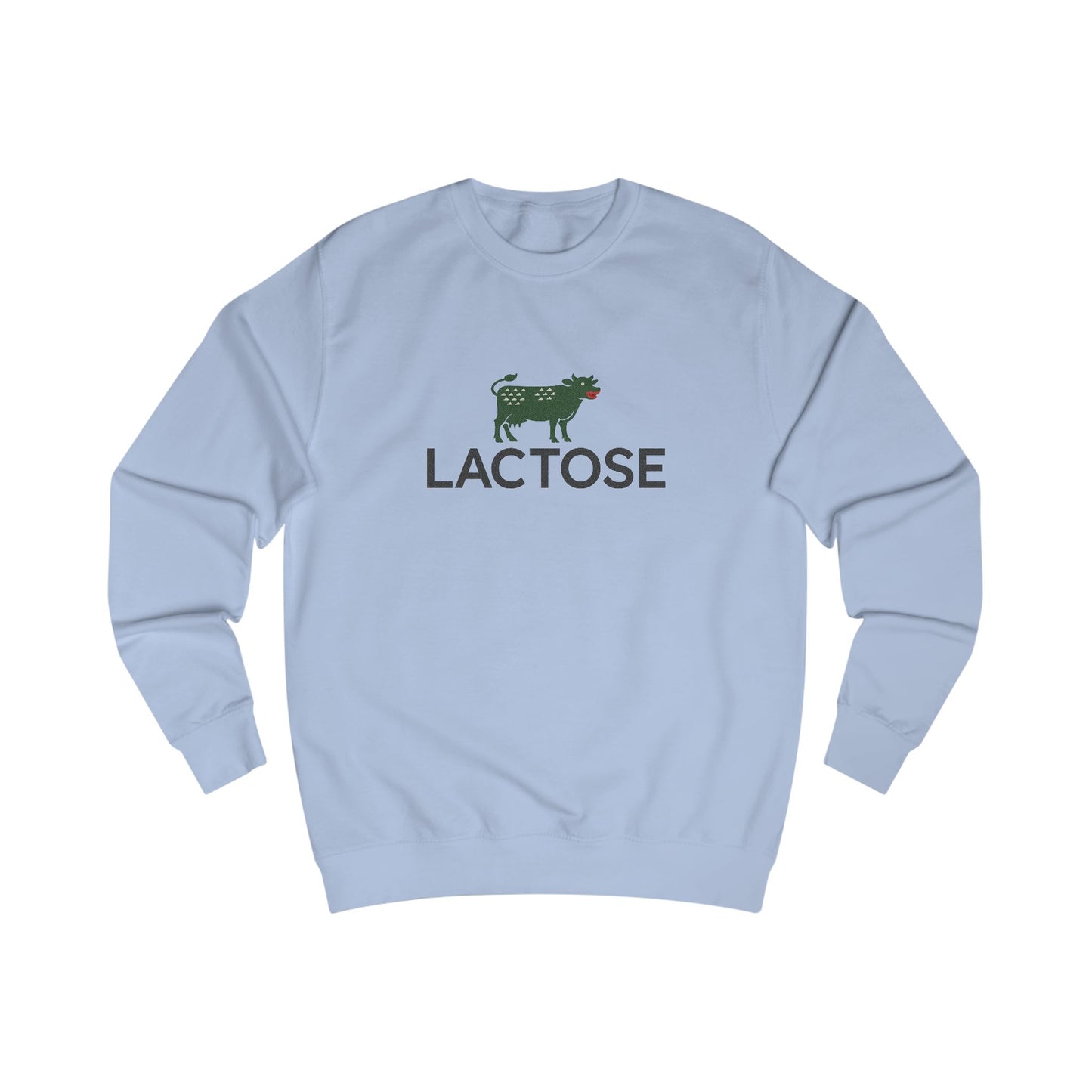 Life is a Beautiful… Typo – LACTOSE Logo Parody Retro Sweatshirt (Light)