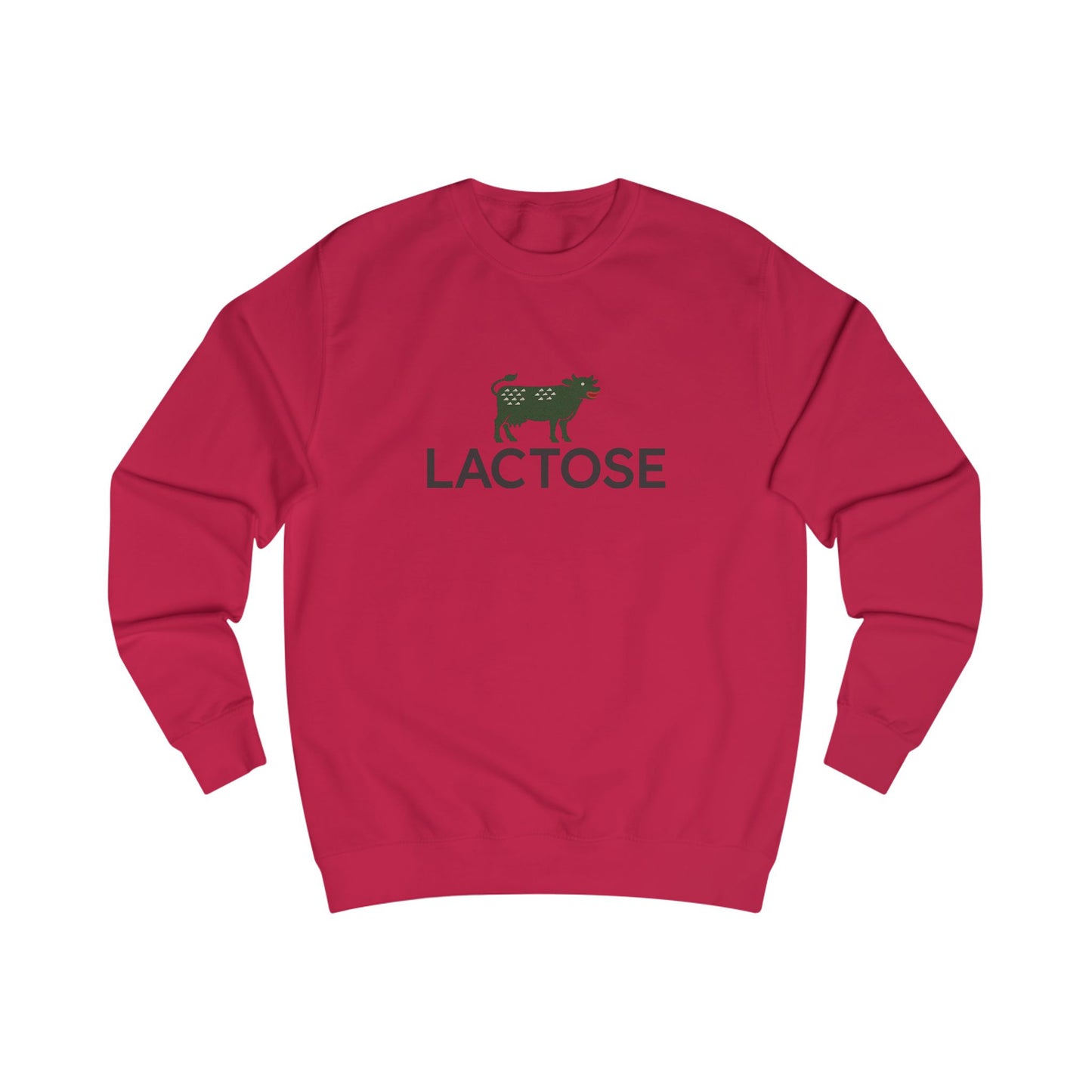 Life is a Beautiful… Typo – LACTOSE Logo Parody Retro Sweatshirt (Light)