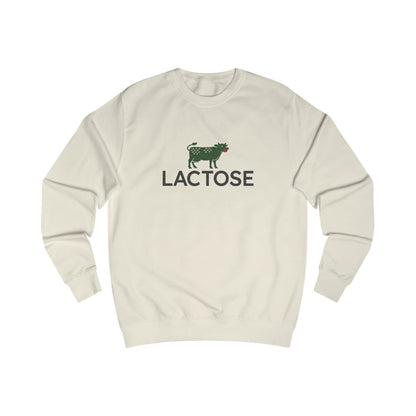 Life is a Beautiful… Typo – LACTOSE Logo Parody Retro Sweatshirt (Light)