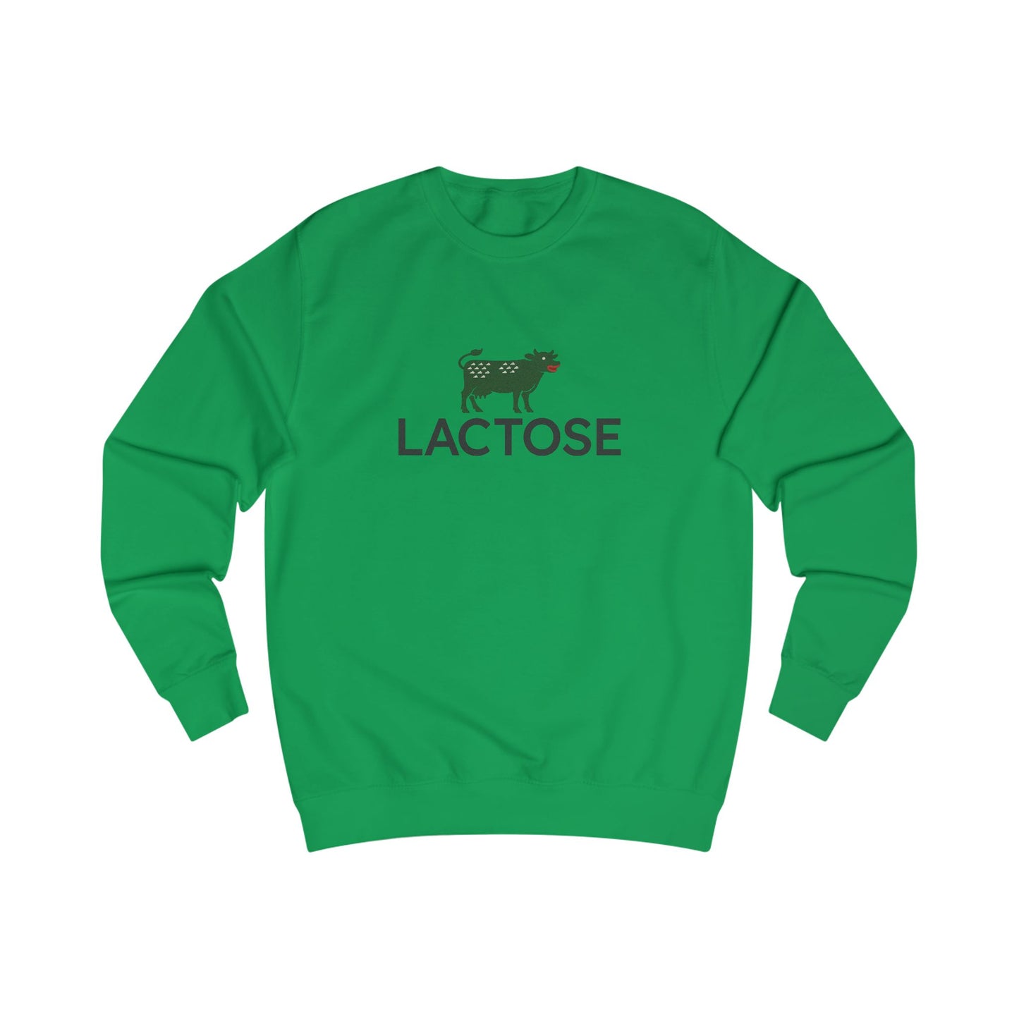 Life is a Beautiful… Typo – LACTOSE Logo Parody Retro Sweatshirt (Light)