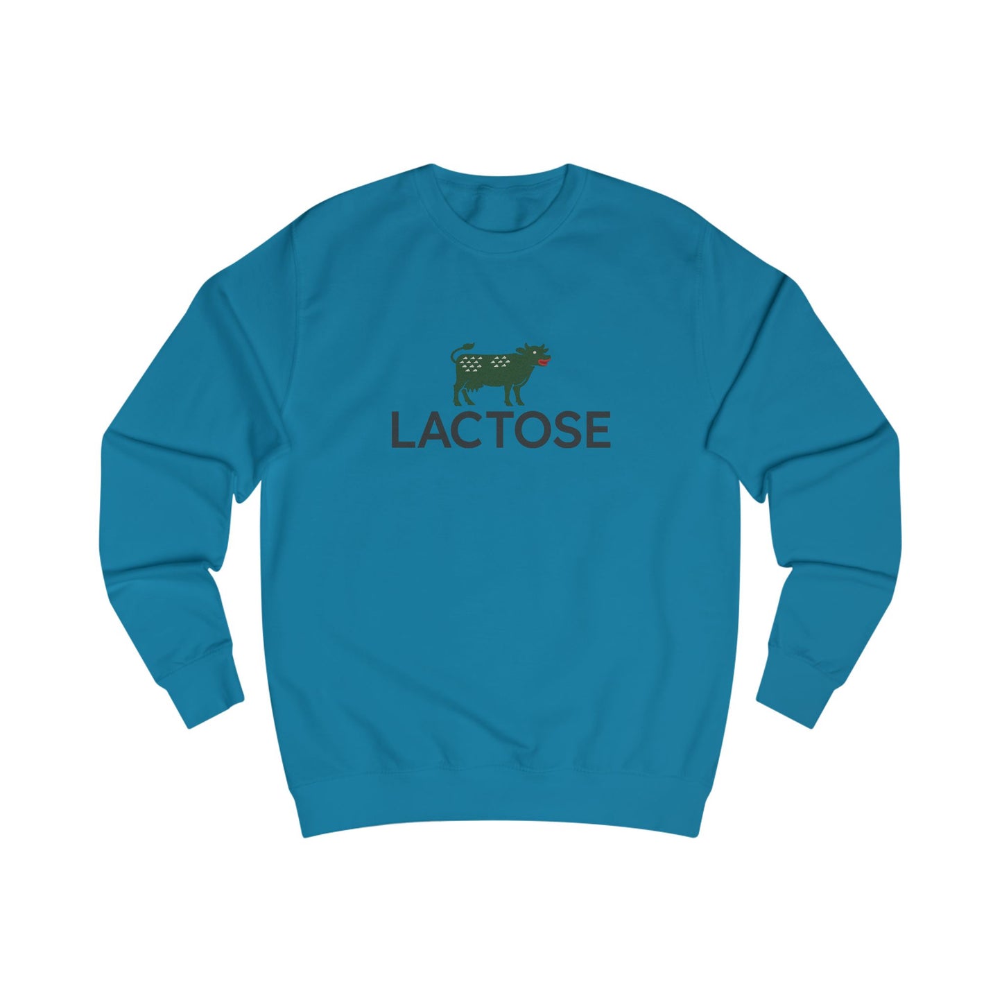 Life is a Beautiful… Typo – LACTOSE Logo Parody Retro Sweatshirt (Light)