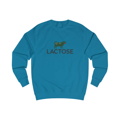 Life is a Beautiful… Typo – LACTOSE Logo Parody Retro Sweatshirt (Light)