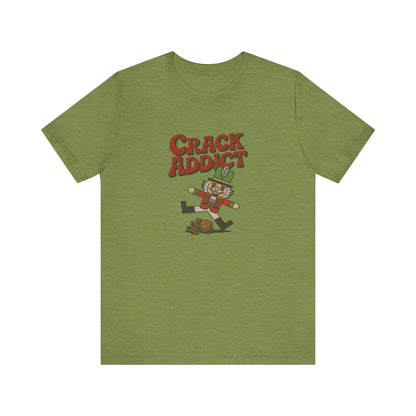 Crack Addict Nutcracker (Unhinged Remix) — Retro Tee (Light)