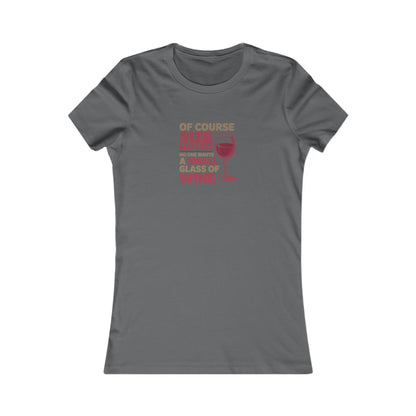 Big Glass Energy — Wine Lover Retro Women's Tee (Dark)