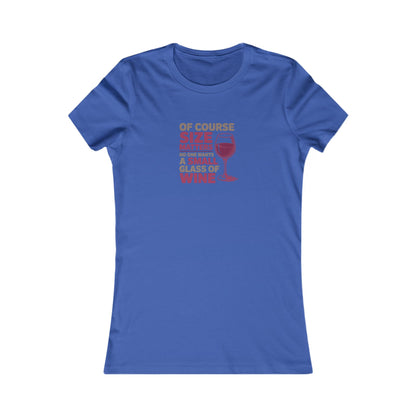 Big Glass Energy — Wine Lover Retro Women's Tee (Dark)