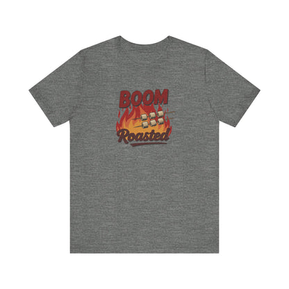 Boom, Roasted — Michael Scott Retro Tee (Light)