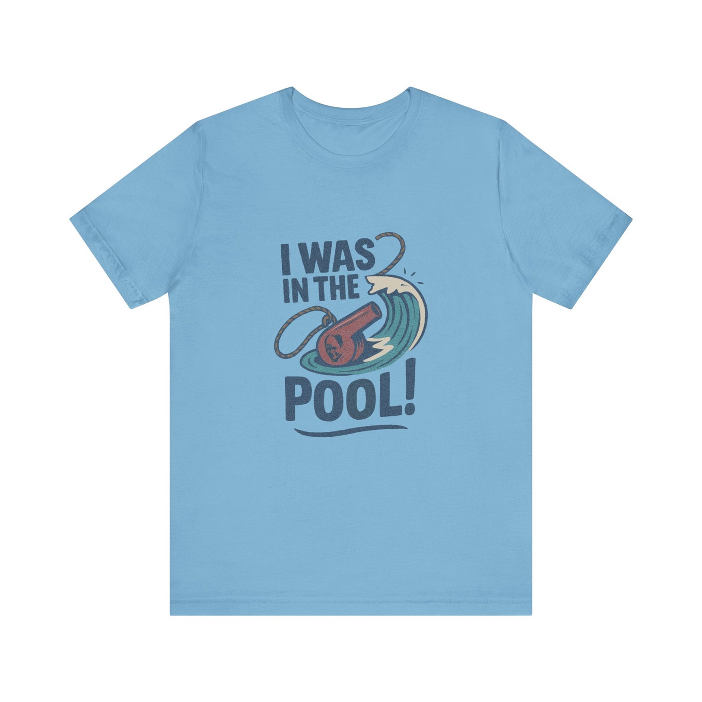 I Was in the Pool! — George Costanza Shrinkage Retro Tee (Light)