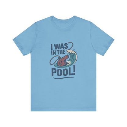 I Was in the Pool! — George Costanza Shrinkage Retro Tee (Light)