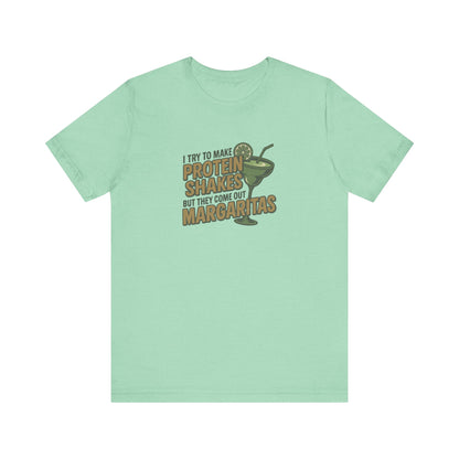 Protein Shakes (Oops, All Margaritas) — Retro Tee (Light)