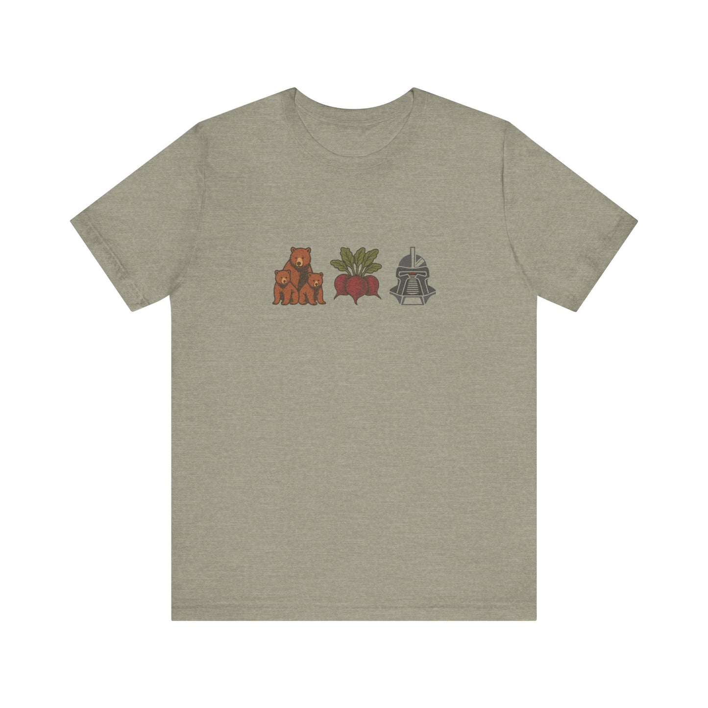 Bears, Beets, Battlestar (Icons) — Retro Tee (Light)