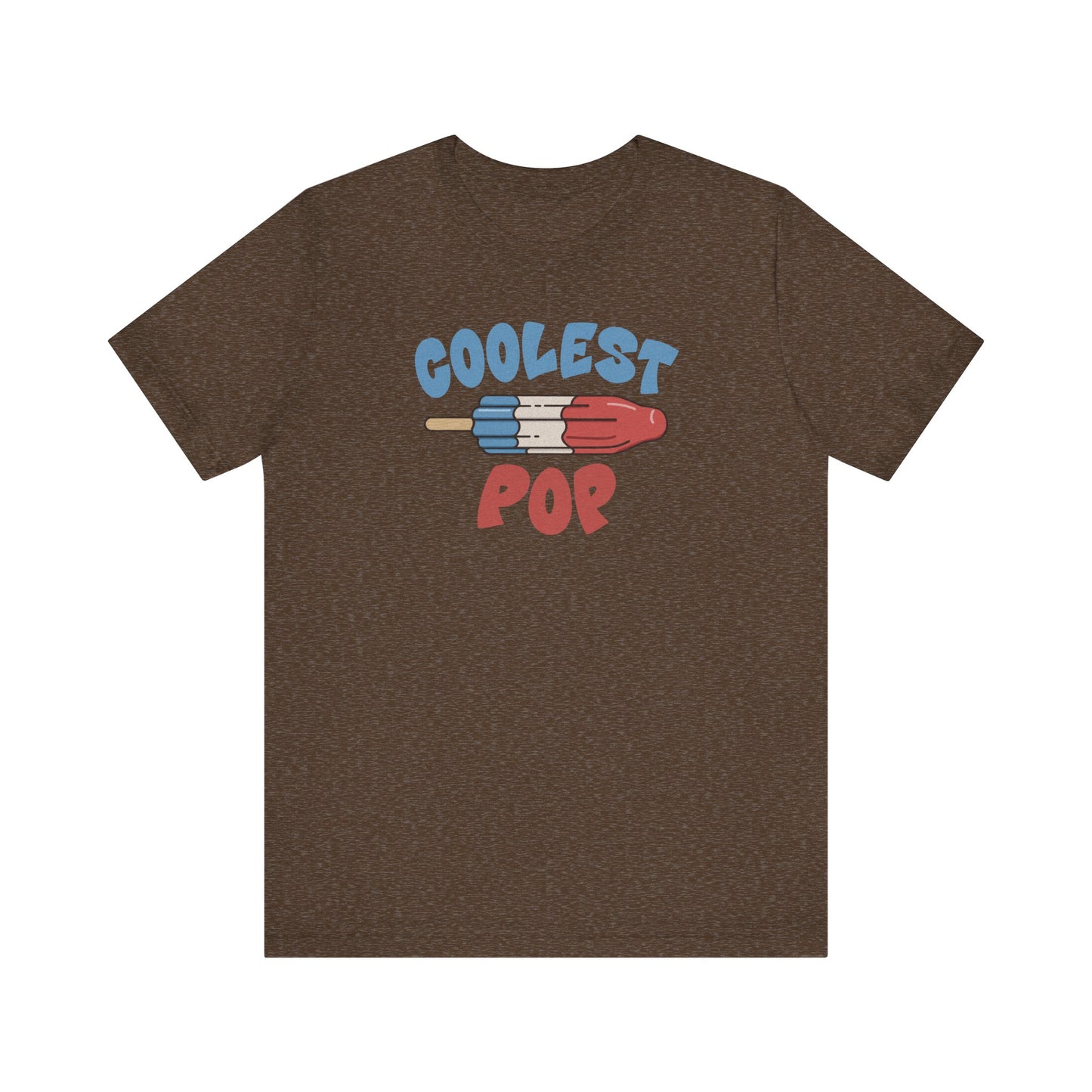 Coolest Pop Shirt — Funny Dad Gift, Retro Ice Pop Tee