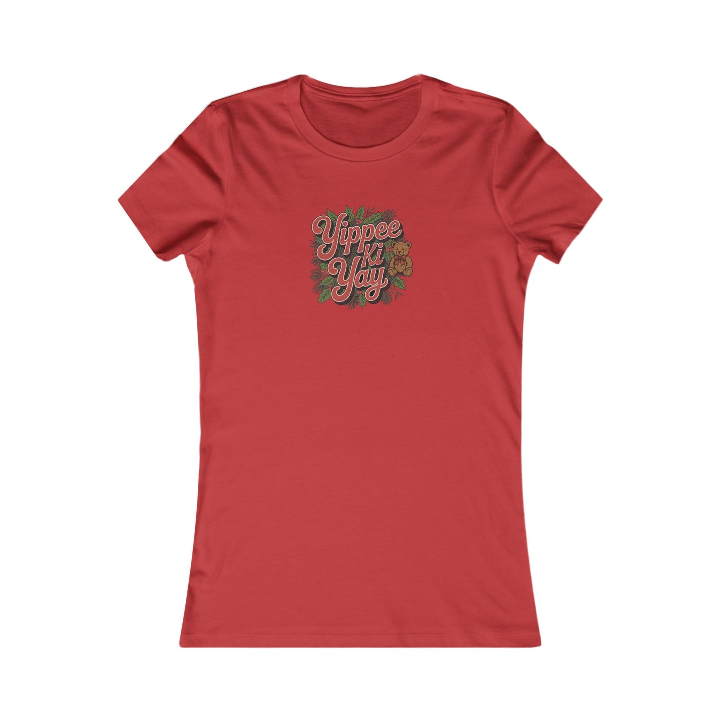 Yippee Ki Yay — Die Hard Retro Christmas Women's Tee (Light)