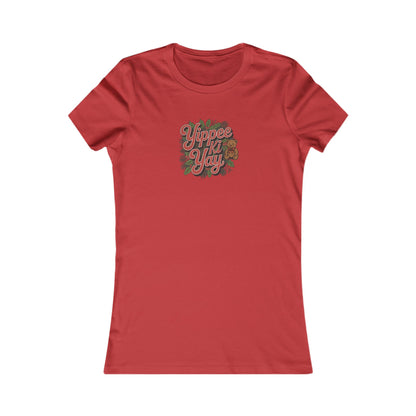 Yippee Ki Yay — Die Hard Retro Christmas Women's Tee (Light)