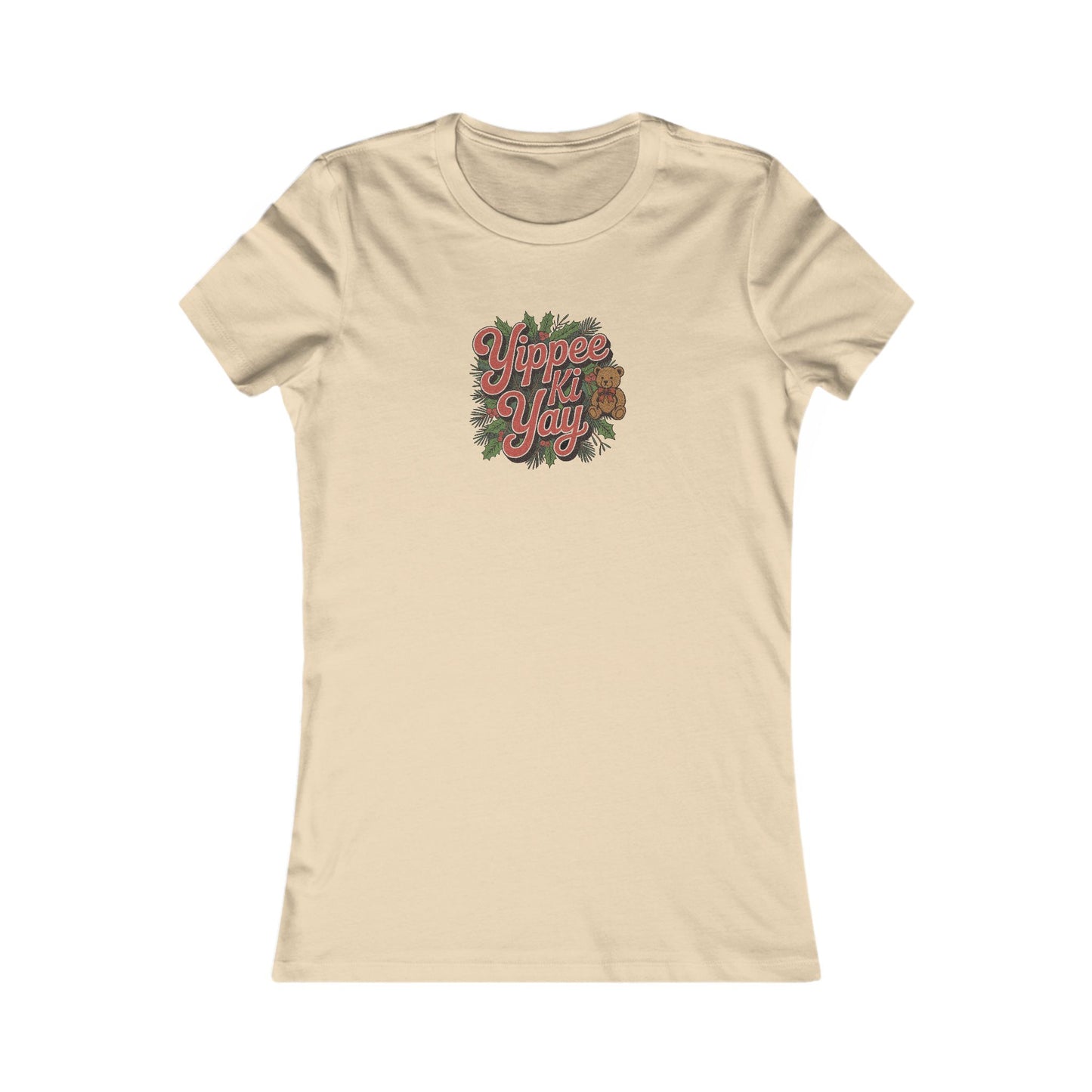 Yippee Ki Yay — Die Hard Retro Christmas Women's Tee (Light)