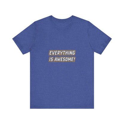 Everything is Awesome! — The LEGO Movie-Inspired Retro Tee (Dark)