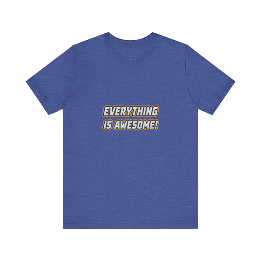 Everything is Awesome! — The LEGO Movie-Inspired Retro Tee (Dark)