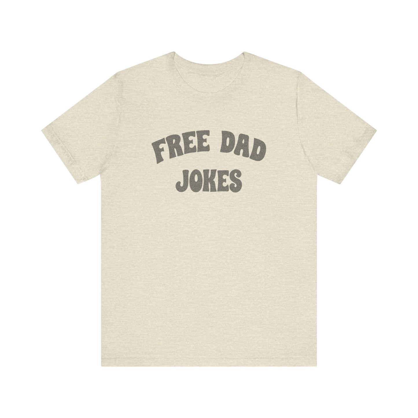 Free Dad Jokes Shirt — Funny Dad Gift, Retro Pun Tee