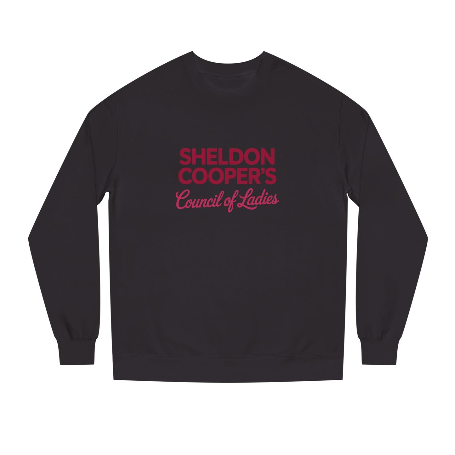 Sheldon Cooper’s Council of Ladies — TBBT Retro Sweatshirt (Dark)
