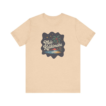 Mele Kalikimaka — Retro Hawaiian Christmas Tee (Light)
