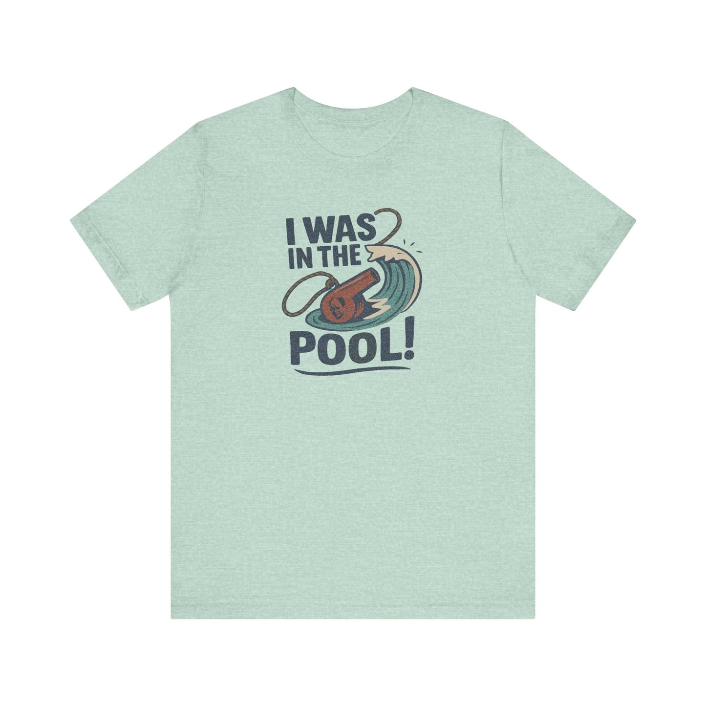 I Was in the Pool! — George Costanza Shrinkage Retro Tee (Light)