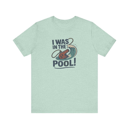 I Was in the Pool! — George Costanza Shrinkage Retro Tee (Light)