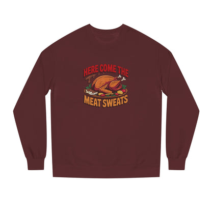 Here Come the Meat Sweats — Friends Thanksgiving Sweatshirt (Dark)