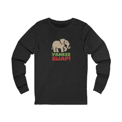 Yankee Swap! Christmas Party — Michael Scott Retro Long Sleeve (Dark)