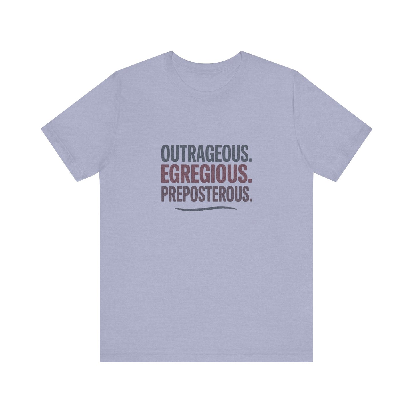Outrageous Egregious Preposterous — Seinfeld Retro Tee (Light)