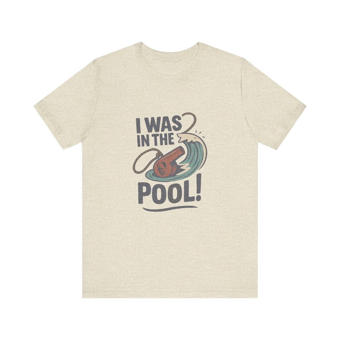 I Was in the Pool! — George Costanza Shrinkage Retro Tee (Light)