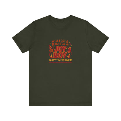 Joy Boy — Seinfeld Library Investigator Retro Tee (Dark)