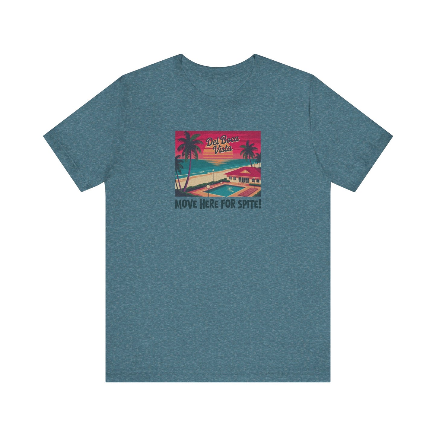 Del Boca Vista (Move Here For Spite!) — Seinfeld Retro Tee (Light)